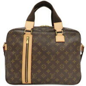 Louis Vuitton Sac Bosphore Monogram Canvas Business Bag Brown